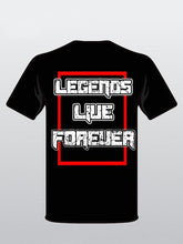 Load image into Gallery viewer, Black Staple Tee - Legends Live Forever
